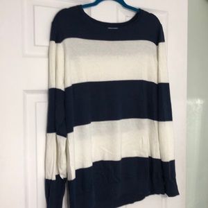 Striped lighter weight sweater